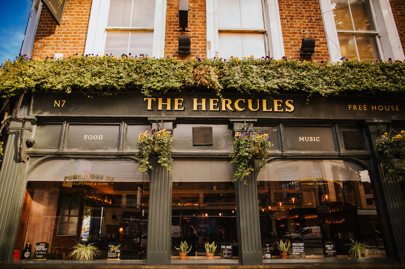 Exterior photo of The Hercules Holloway Road, the ultimate pub to watch UEFA Euro 2024 tournament